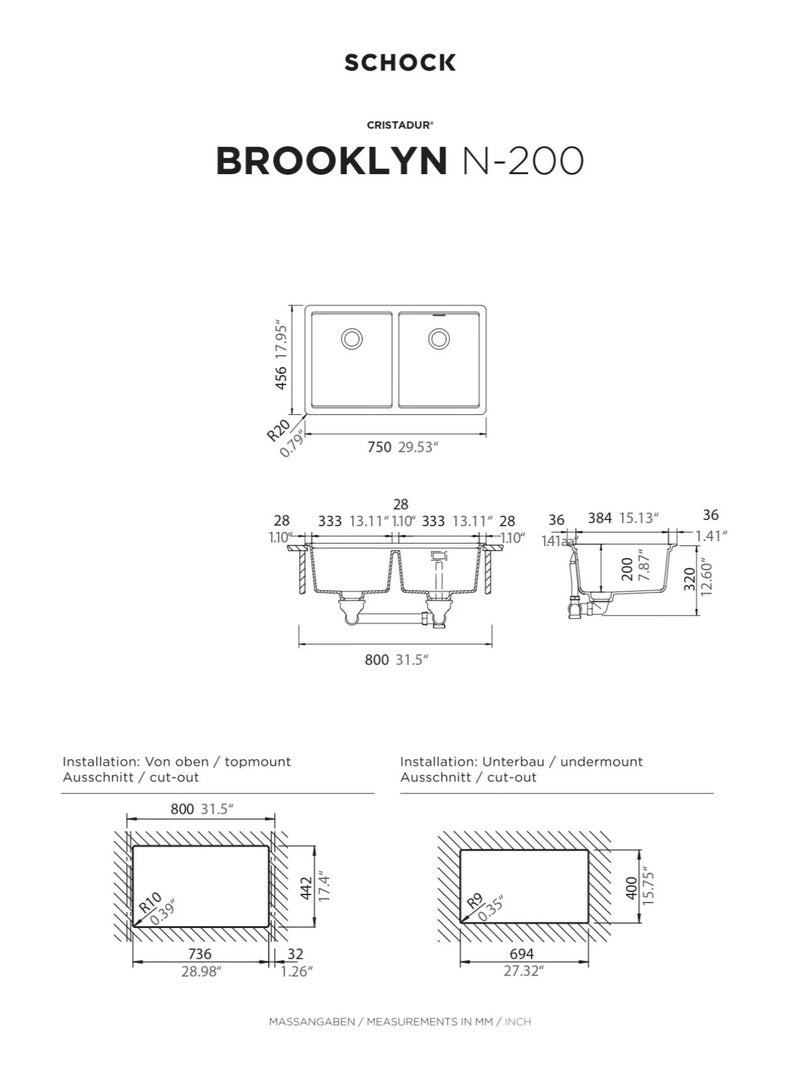 SCHOCK الماني حوض المطبخ: بروكلين N-200 - Image 3