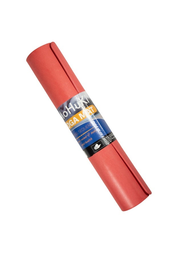 Mohuki Yoga Mat Tpe - 4Mm - Red - Image 4