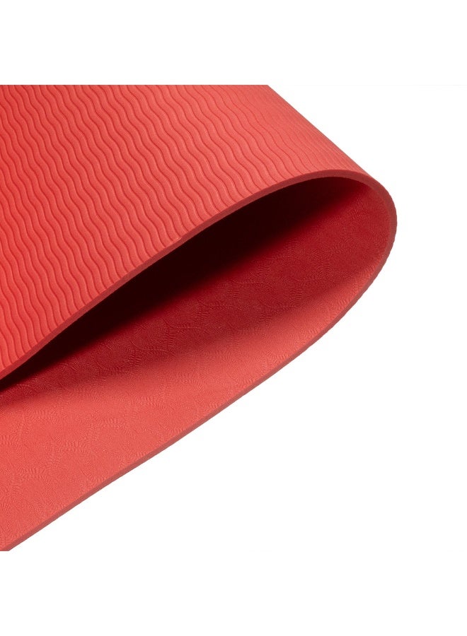 Mohuki Yoga Mat Tpe - 4Mm - Red - Image 3