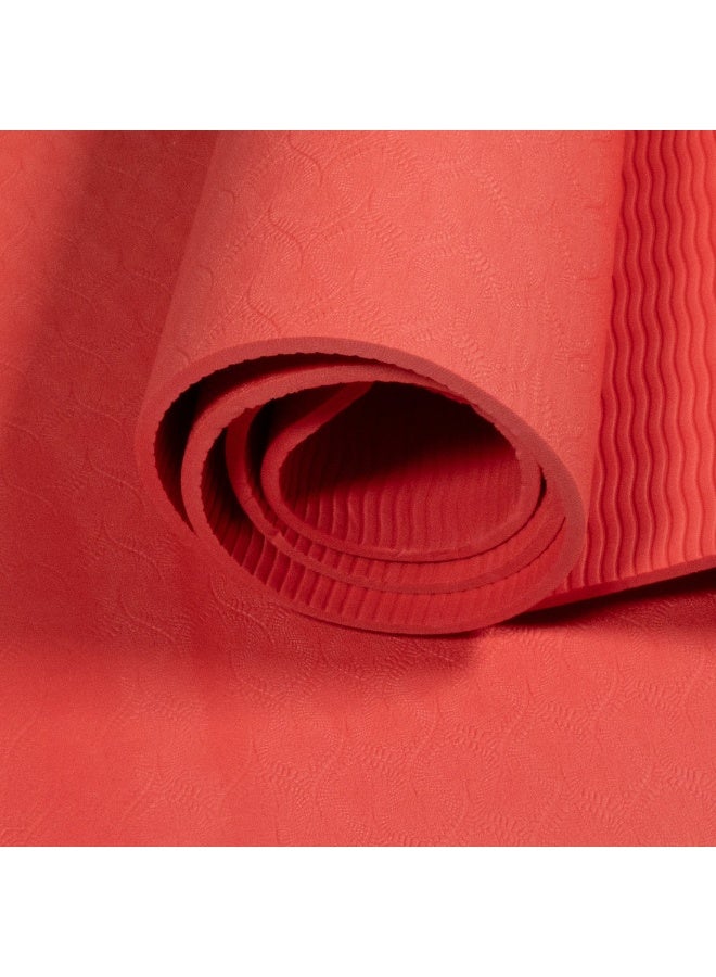 Mohuki Yoga Mat Tpe - 4Mm - Red - Image 2