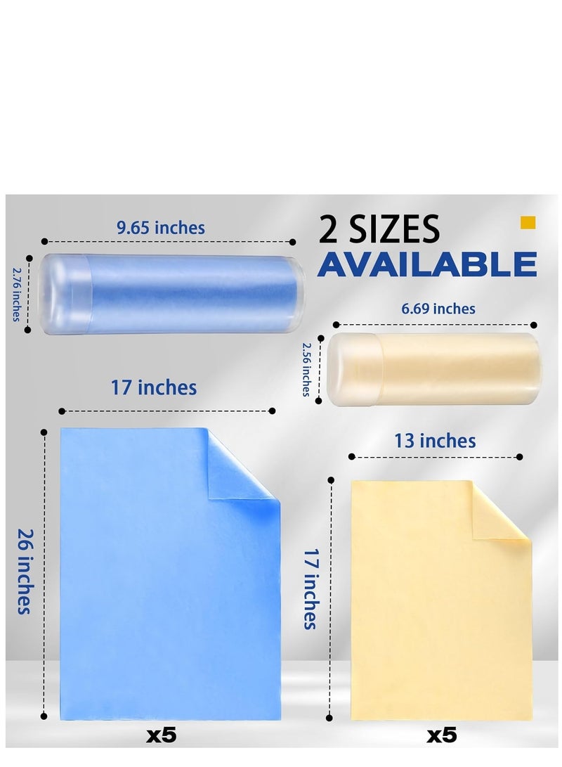 KASTWAVE 10 Pack Towel Chamois Cloth with Storage Case Super Absorbent Car Fast Drying Wash Towels for Car Home Bathroom Kitchen Pet - Image 2