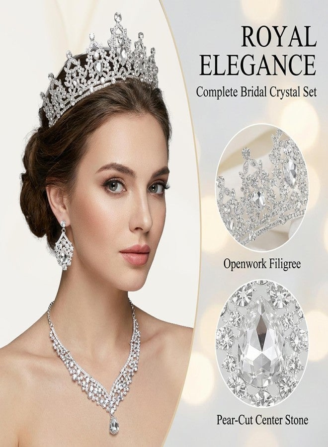 Geurlev Tiaras and Crown set, Small, Crystal, Crystal - Image 2