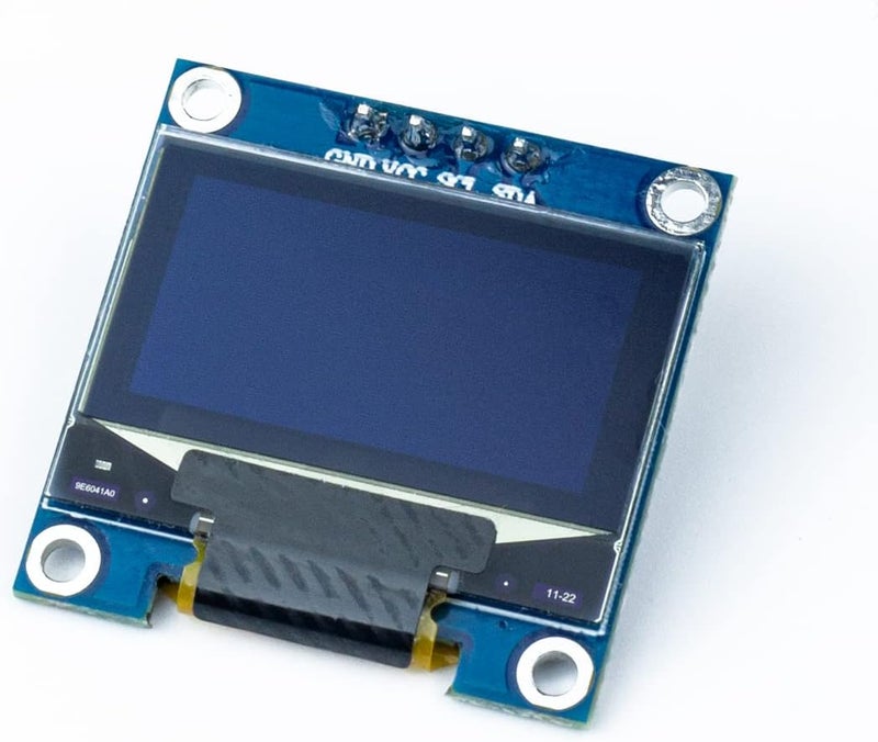 Hosyond 5 Pcs 0.96 Inch OLED I2C IIC Display Module 12864 128x64 Pixel SSD1306 Mini Self-Luminous OLED Screen Board Compatible with Arduino Raspberry Pi (White) - Image 3