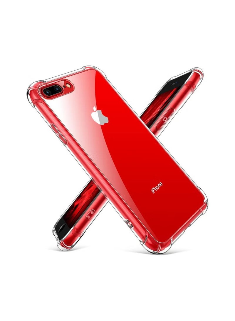 Shockproof Transparent Case Compatible with iPhone 7 Plus - 8 Plus - Image 2