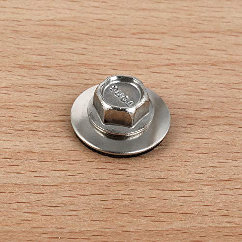 MewuDecor #12 x 1 Neoprene EPDM Bonded Sealing Washers, Stainless Steel 18-8 (304), 100 PCS - Image 5