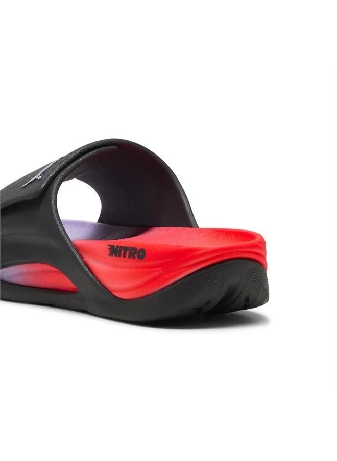 Puma Moody Gray-Light Lavender-Ultra Red NITROcat Slide Sandals Unisex  | Best Price UAE