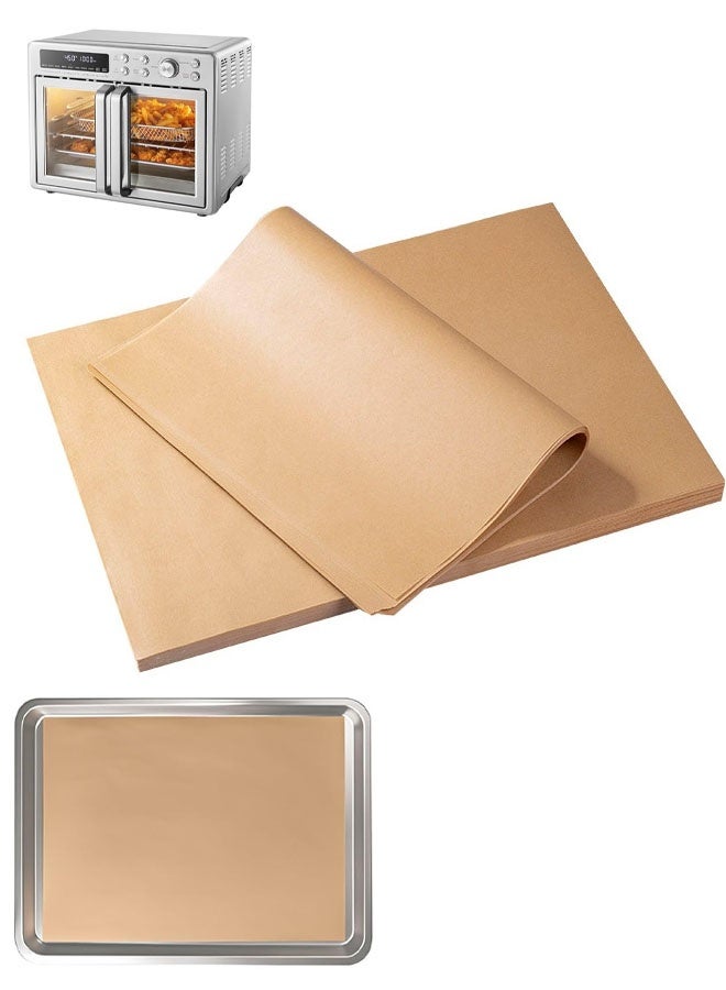 Air Fryer Liners for Midea French Door Toaster Oven Air Fryer Combo, 50pcs Disposable Parchment Paper - Image 1