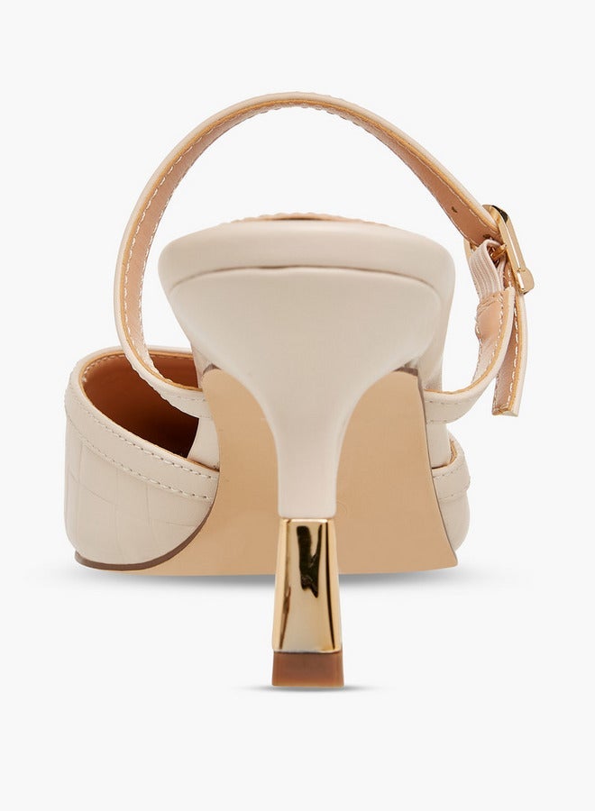 سيليست أحذية نسائية مدببة بنعل سميك وكعب مائل - Image 5