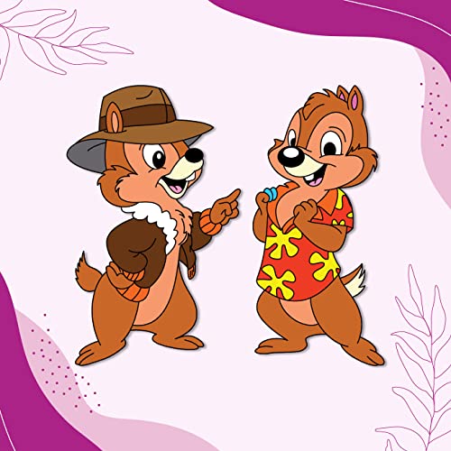 Bhai Please Chip and Dale Wooden Fridge Magnet - Precision Laser Cut Cartoon Fridge Magnet for Kids Gift, Birthday Return Gifts and Home Decor - 3 Inch Size (Strong Magnetic Grip) - Image 5