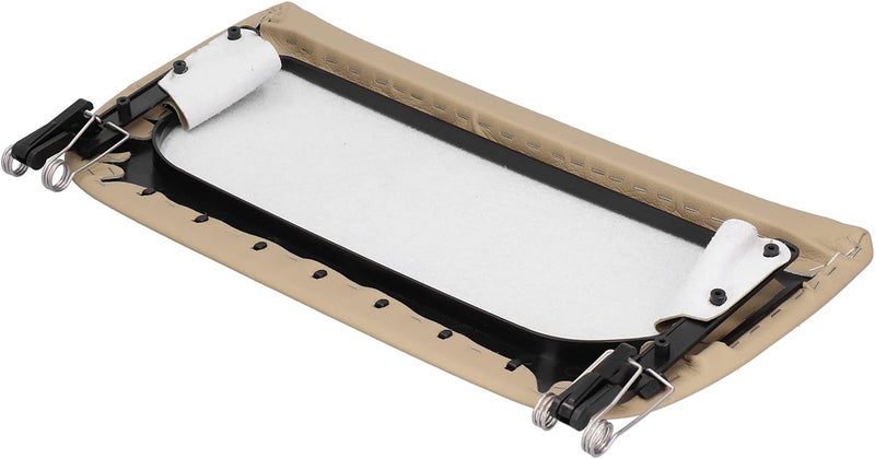 klarako Seat Back Panel Trim Cover Artificial Leather Accessory Fit for 5 7 Series F07 F10 F11 F18 F01(Beige) - Image 4