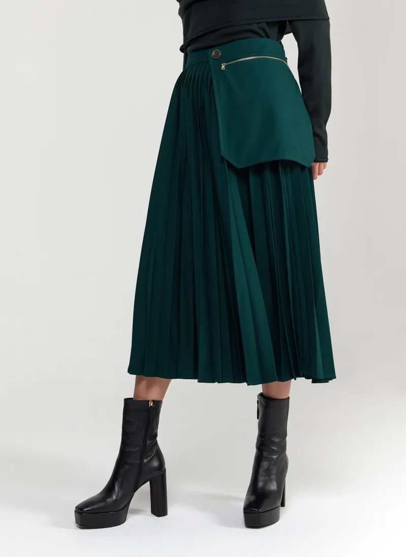 Leem  Maxi Pleated Skirt for Women | Best Price UAE