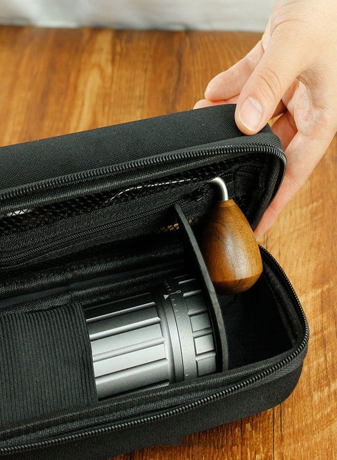 HAOHIZE Manual Coffee Grinder Bag, Travel Coffee Machine Bag Carrying Storage Case Travel Bag for Protection for Home Outdoor Camping Black - Image 5