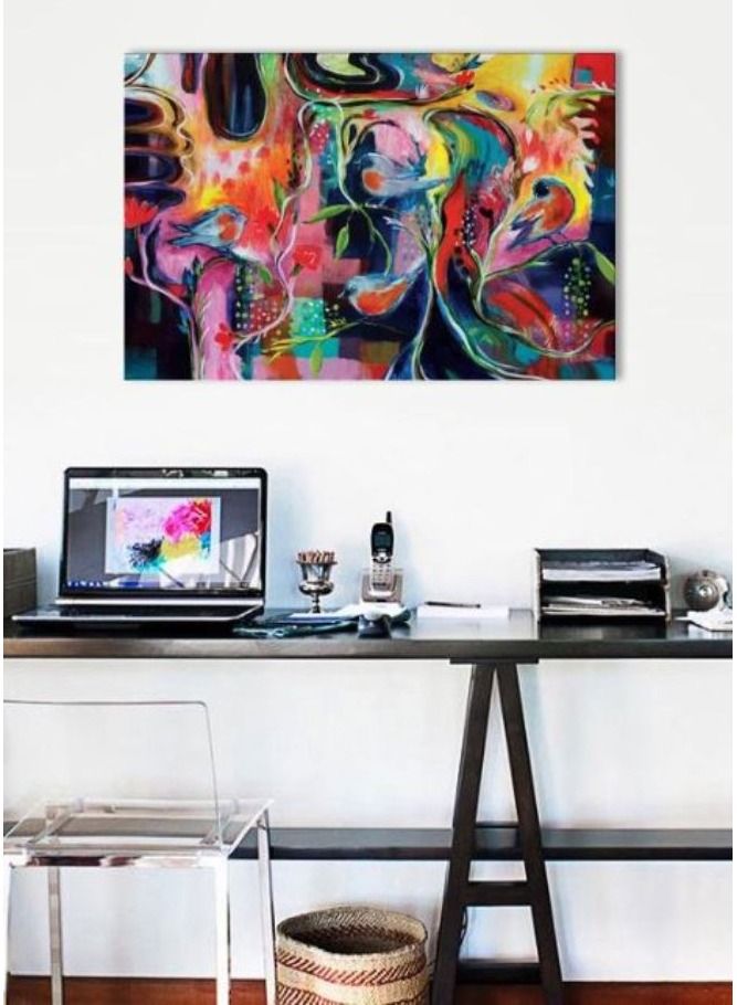 Abstract Wall Decor for Living Room Bedroom Wall Art Paintings Abstract Ink painting Wall Artworks Hang Pictures for Office Decoration - Image 3
