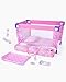 BABESIDE Baby Doll Crib Playset with Bedding Accessories Portable Baby Doll Crib for 18 Inch Dolls Pretend Play Gift for Girls - Image 2