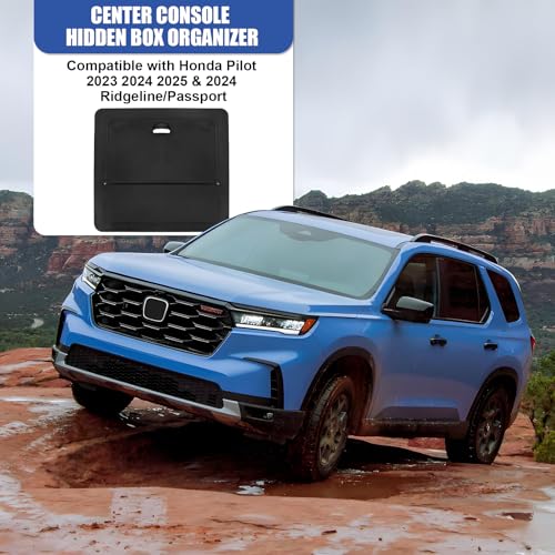 Psler Center Console Hidden Organizer - Fit for Honda Pilot 2023 2024 2025 & Honda Ridgeline/Passport 2024 2025 Armrest Tray Hidden Storage Box for Pilot 2023-2025 Car Interior Accessories - Image 2