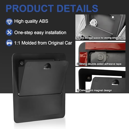 Psler Center Console Hidden Organizer - Fit for Honda Pilot 2023 2024 2025 & Honda Ridgeline/Passport 2024 2025 Armrest Tray Hidden Storage Box for Pilot 2023-2025 Car Interior Accessories - Image 3