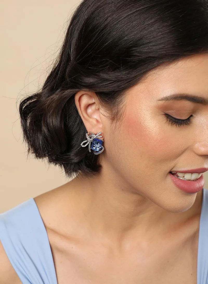 سوهي قرط كاجوال مرصع بالكريستال