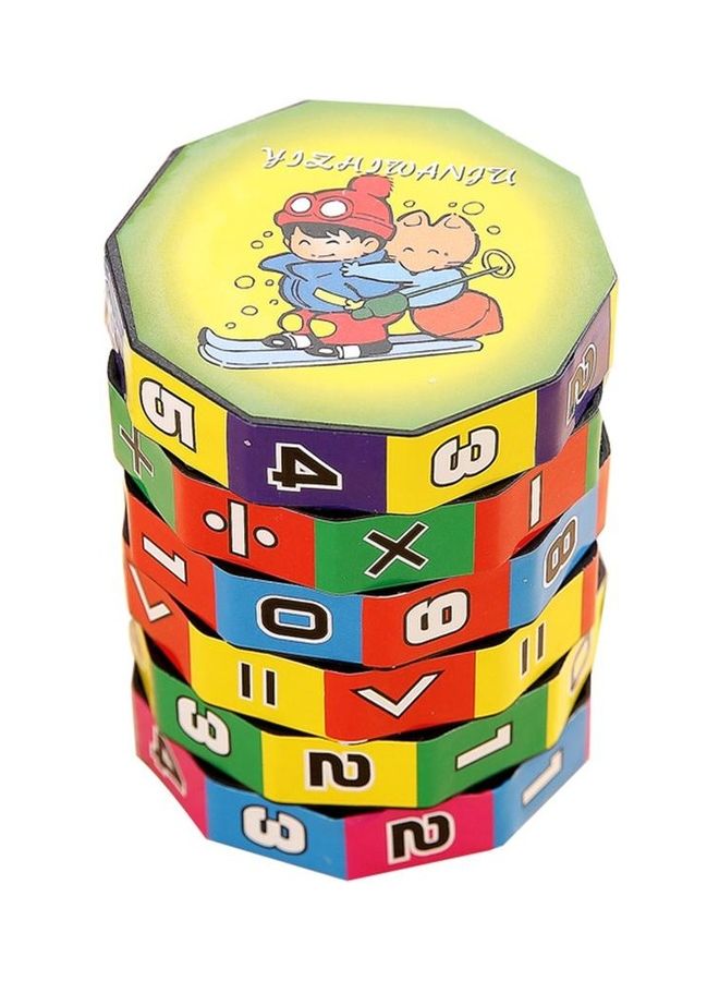 Children Montessori Mathematics Numbers Magic Cube Puzzle Toy 5.5x5.5x7cm - Image 1