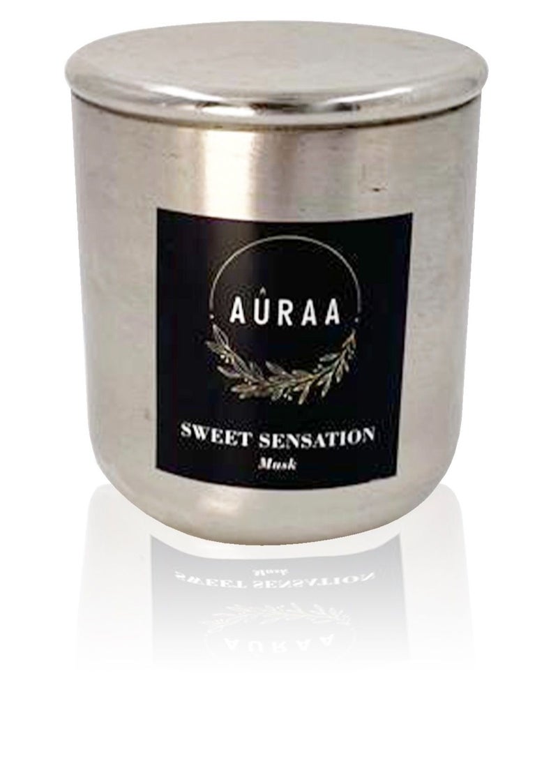 أورا شموع الصويا المعطرة-عطر المريمية والمسك منتج فاخر فريد من نوعه لمنزل أنيق ومثالي - Image 1
