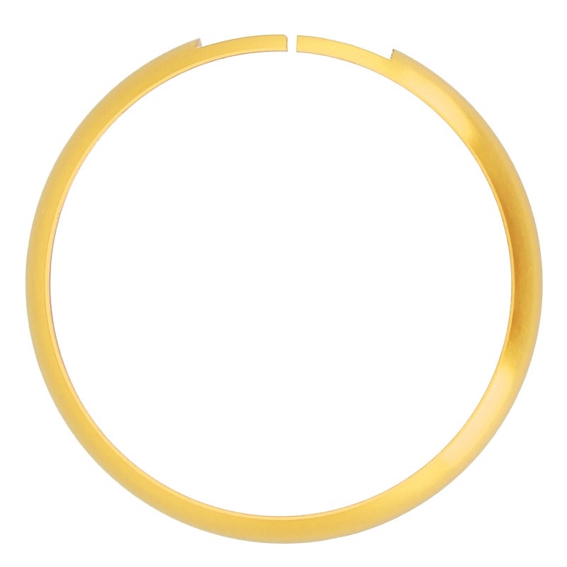 Remote Key Trim Gold Aluminum Alloy Replacement for MINI R55 R56 R57 R58 R59 R60 - Scratch-Resistant Anodized Surface Smart Key Ring for Protective Key Fob Decoration - Image 1