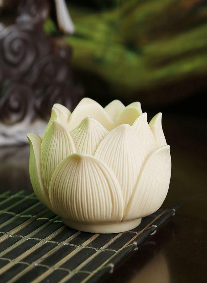 SHIDXIB 2Pcs/1Set Serene Buddha Statues in Lotus Pose Statue Ornament Ideal for Home Office and Car Decor - Image 5