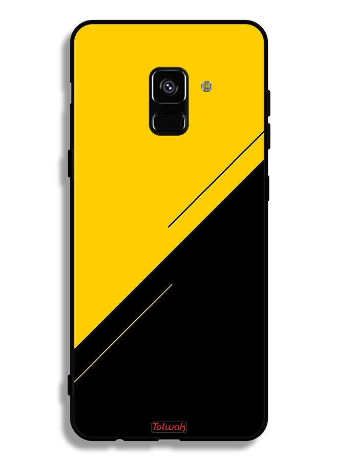 Tolwak Samsung Galaxy A8 Plus (2018) Protective Case Cover Pattern - Image 1