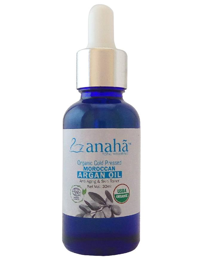Anaha Organic Cold Pressed Premium Moroccan Grade AntiAging and Skin Toner Argan Oil 30ml 1 count - Image 2