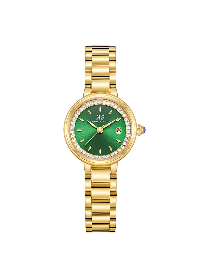 KENNETH SCOTT Women's Stainless Steel Analog Watch K23542-GBGG - 28 mm  - Image 1