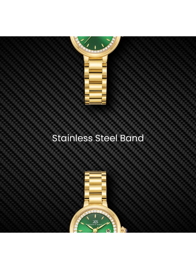 KENNETH SCOTT Women's Stainless Steel Analog Watch K23542-GBGG - 28 mm  - Image 5