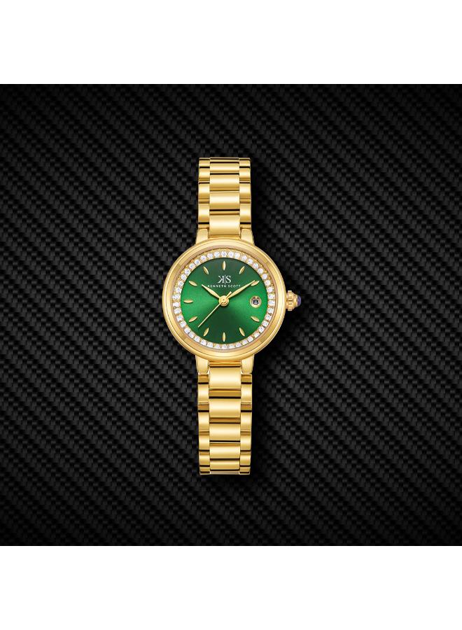 KENNETH SCOTT Women's Stainless Steel Analog Watch K23542-GBGG - 28 mm - Image 5