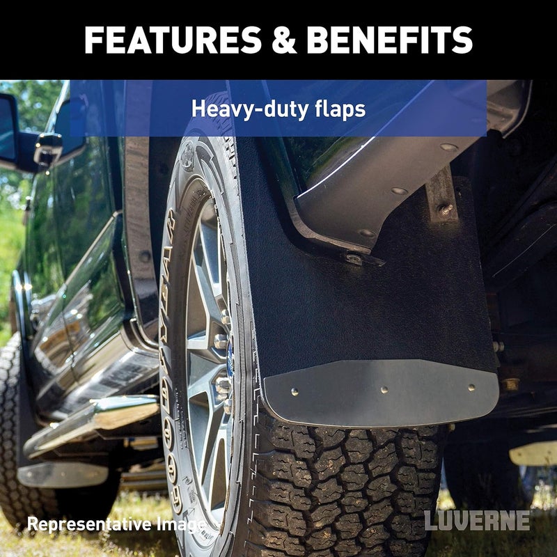 LUVERNE 251034 Rear Dually 20-Inch x 23-Inch Textured Rubber Mud Guards for Ram 3500 - Image 5