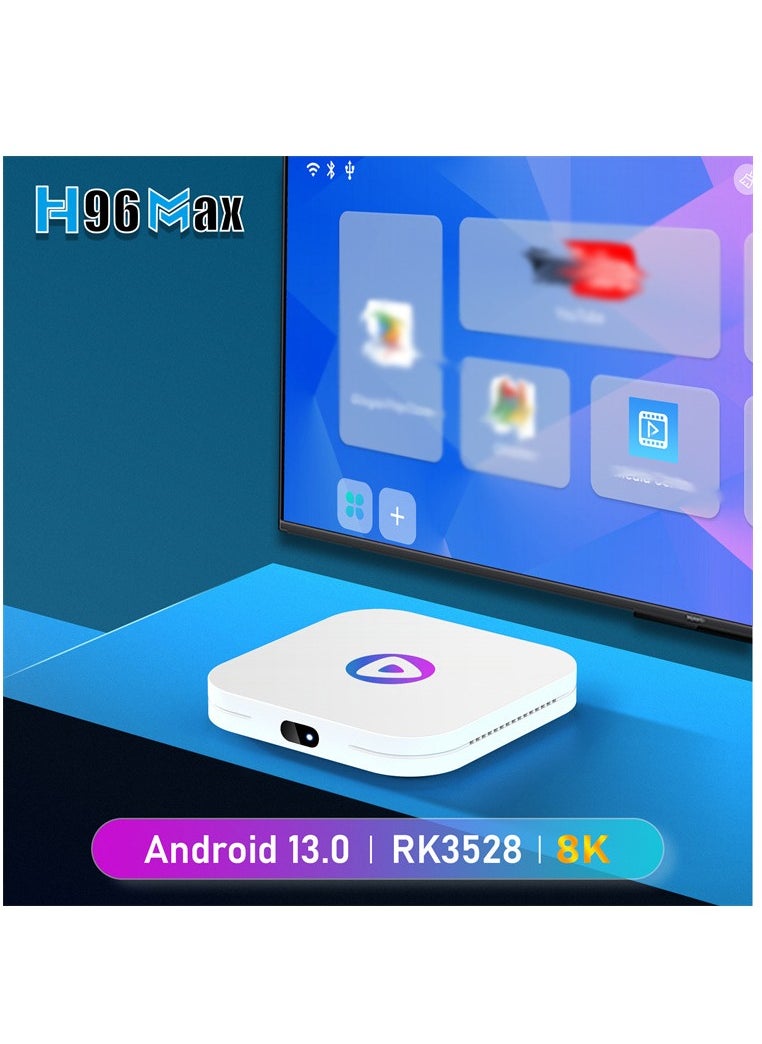 اتش 96 ماكس - M1 الروبوت 13.0 مربع التلفزيون مع رباعية النواة 64bit Mali-450 8K HDR واي فاي 2.4GHz 5.8GHz بلوتوث 5.0 تعيين كبار مربع - Image 1