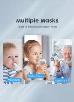 Hulami Portable Auto Nebulizer Machine - Rechargeable Mesh Nebulizer for Adults and Kids, Travel and Household Use, Electric Handheld Inhaler for Breathing Problems  - Image 3