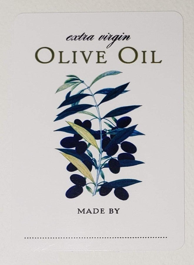OLIVE OIL LABELS (fill in style) - Pack of 18, 3" High X 2" Wide