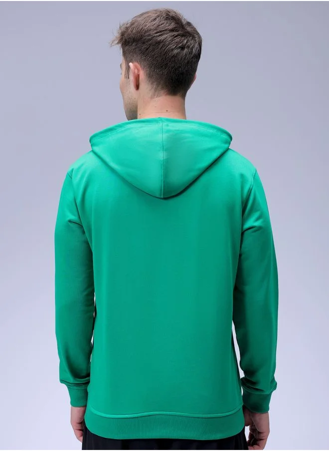 شركة المرآب الهندية Men Regular Fit Batman Overhead Hooded Sweatshirt
