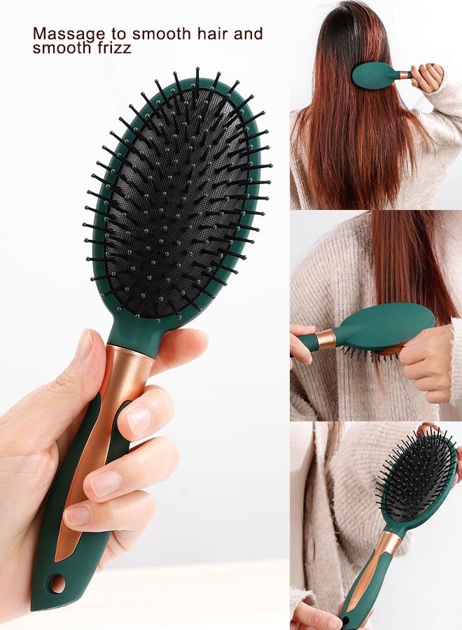 Super ZYouth 4Pcs Hair Brush Comb Set Hair Massage Comb with Detangling Nylon Pins Cushion Hair Combs for Men Women  - Image 2