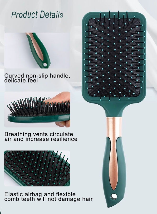 Super ZYouth 4Pcs Hair Brush Comb Set Hair Massage Comb with Detangling Nylon Pins Cushion Hair Combs for Men Women  - Image 3