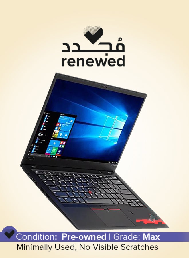 Renewed - Thinkpad X1 Carbon Laptop With 14-Inch Display,Intel Core i7 Processor/7th Gen/16GB RAM/128GB SSD/Intel HD Graphics Black