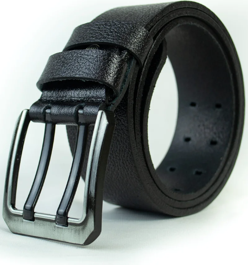 Gayış Special Oval Boxed Buffalo Leather Men's Jeans Trouser Belt Gift Dowry Belt