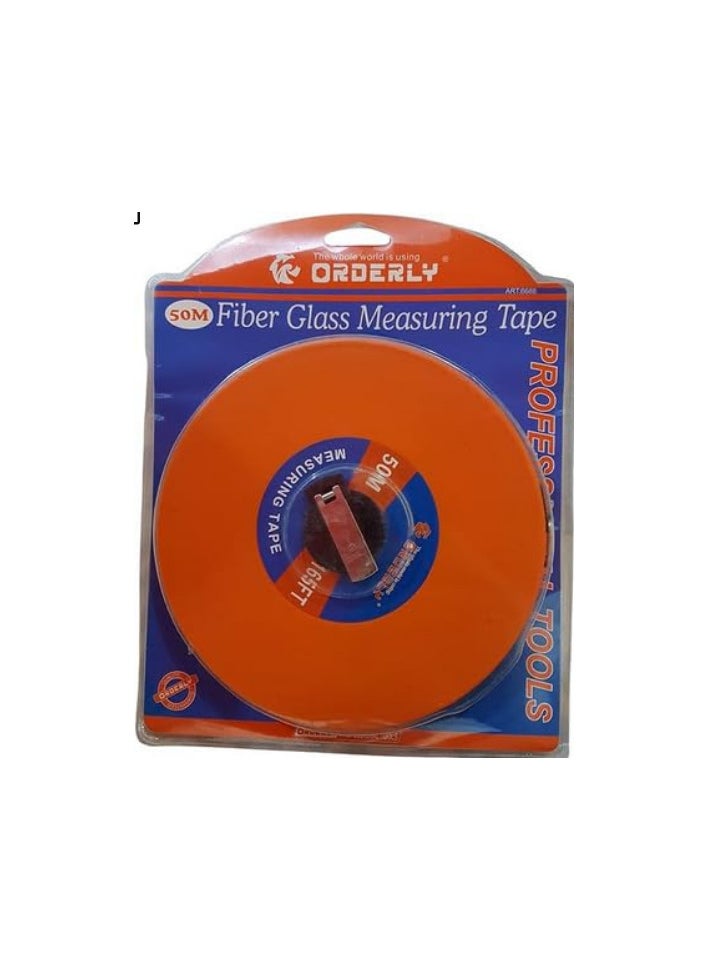 Generic Fiberglass Tape Measure with Reel (50m) 