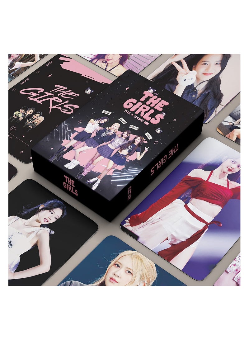 NIBEMINENT 55 Pcs Kpop BLACKPINK THE GIRLS Lomo Cards Card For Fans Collection Gifts - Image 2