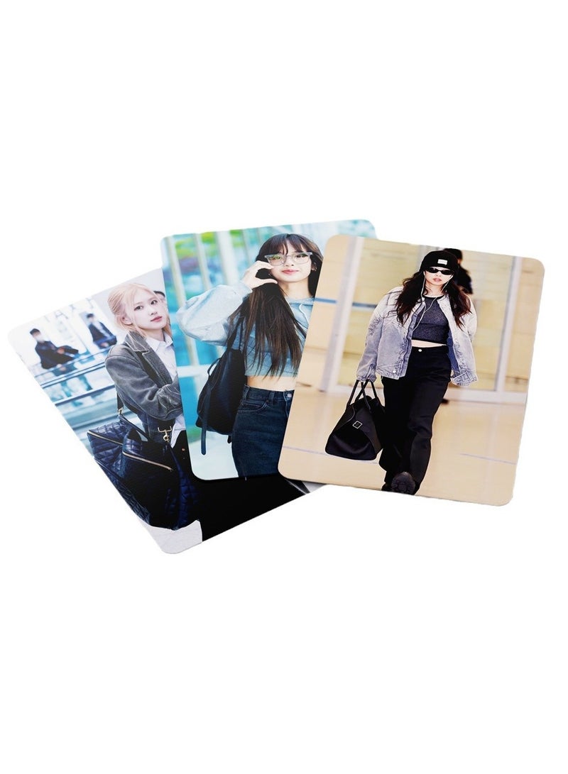 NIBEMINENT 55 Pcs Kpop BLACKPINK THE GIRLS Lomo Cards Card For Fans Collection Gifts - Image 4