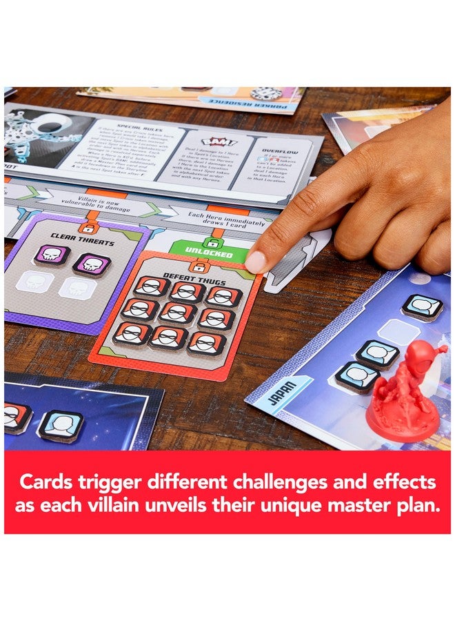 Spin Master Games ألعاب سبين ماستر، مارفل يونايتد: سبايدر-غيدون، لعبة لوحية استراتيجية، تماثيل سبايدر مان القابلة للجمع، لعشاق مارفل ريفالز وألعاب الأفلام الأكشن، 1-4 لاعبين، للأعمار 14 وما فوق - Image 4