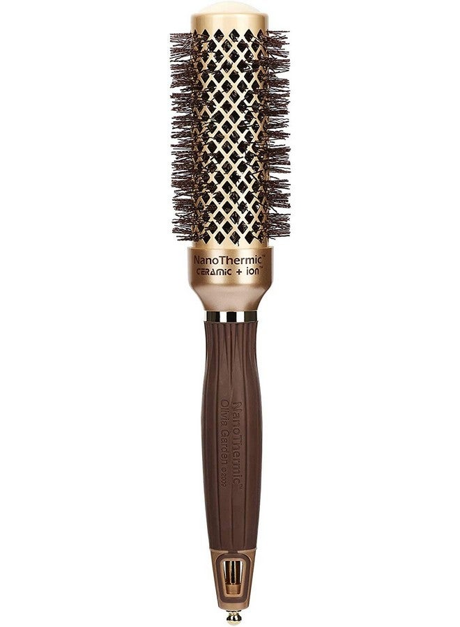 أوليفيا جاردن فرشاة شعر حرارية نانوثرميك سيراميك + أيون دائرية NT34 (1 1/4) - Image 1