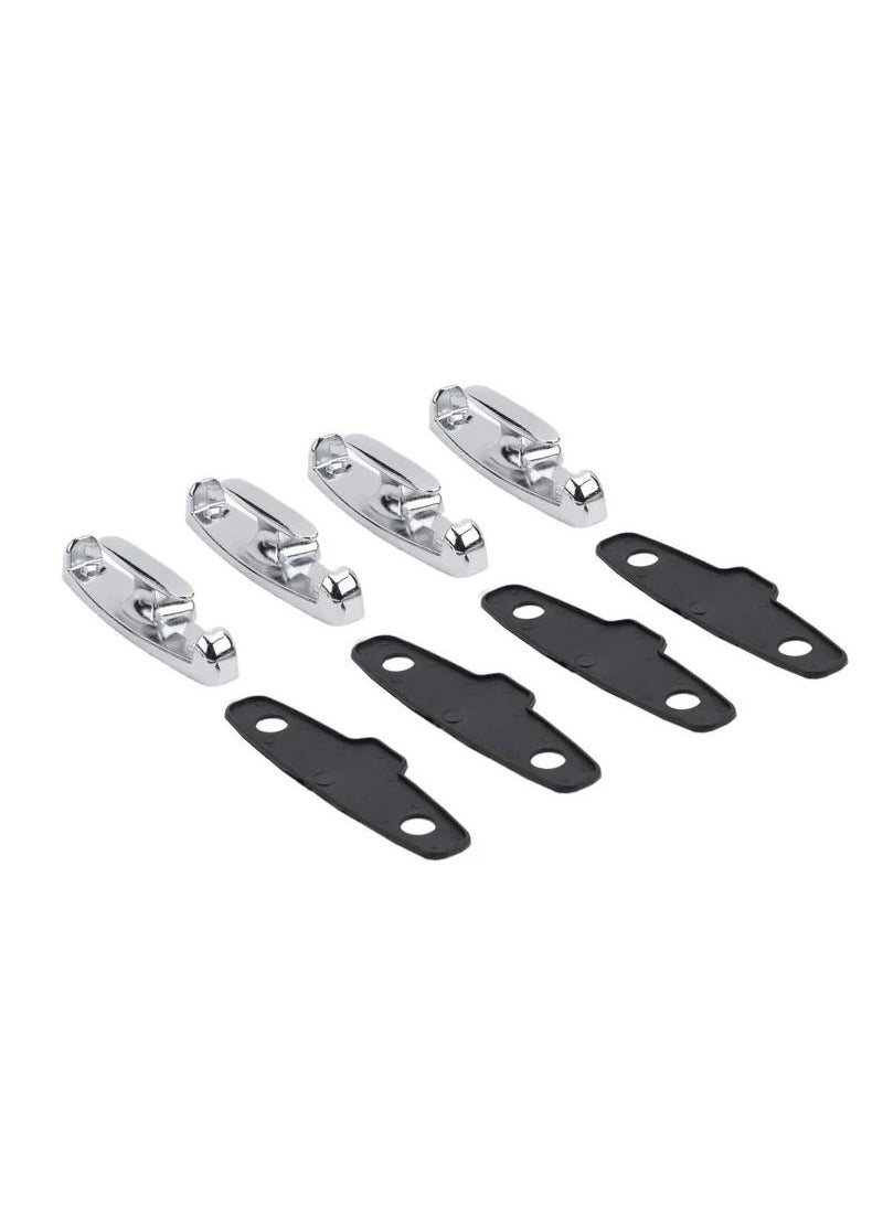 3XR 2 Pcs Set Rope Hook Chrome T-Hook Tie Down Rope Hook  with Mounting Screws for Car Boat 3XR  - Image 4