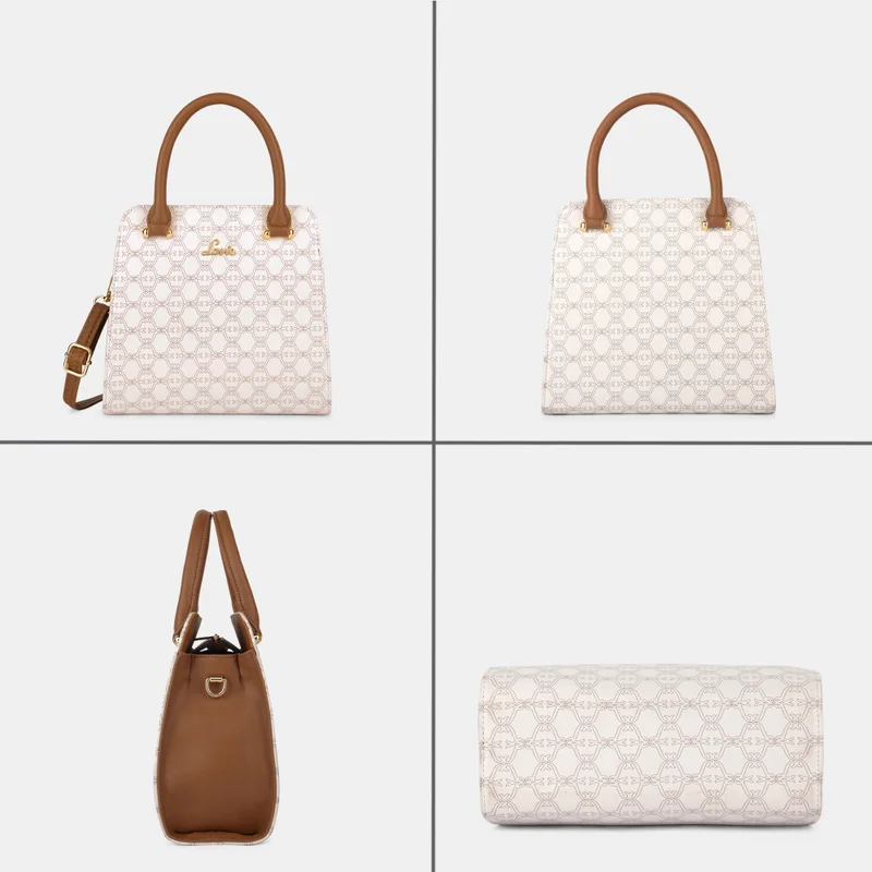 Lavie  Women's Mono Ushawu Small Satchel Handbag (White) for Women | Best Price UAE