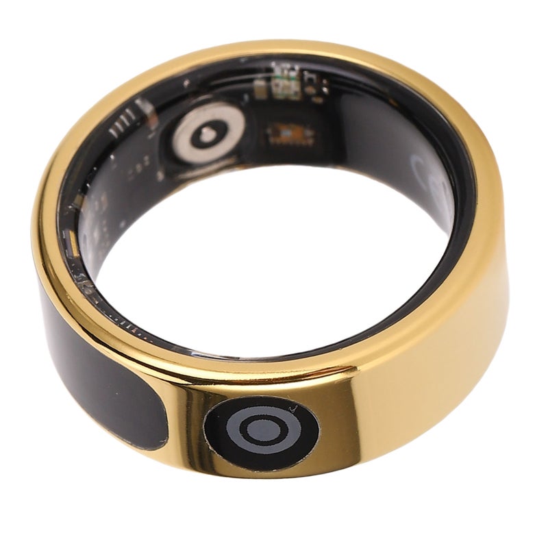 Smart Ring Gold Touch Display Screen Gesture Control IP68 Water Proof Sleep Activity Fitness Tracker Ring Size 9 - Image 5