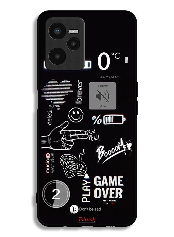 Tolwak Realme C35 Protective Case Cover Game Over Pew Pew - Image 2