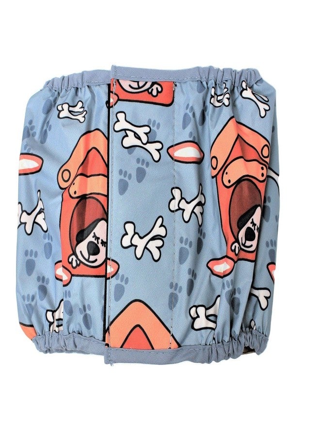 FDC Leak Proof Waterproof Diapers Dog Belly Band Male Wrap Washable Reusable Absorbent Pad Lined for Small Medium Large Pets Black (XXXL: Waist 20" - 27", Gray Dog) - Image 4