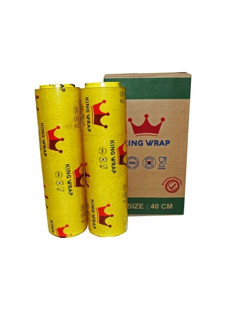 KING WRAP King Wrap Cling Film 40-2 Roll  - Image 1
